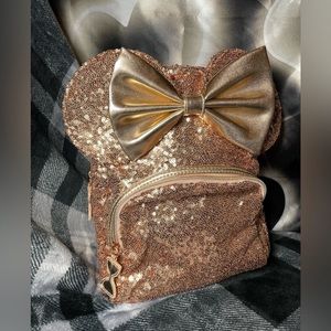 RoseGold Disney Minnie Mouse Mini Backpack